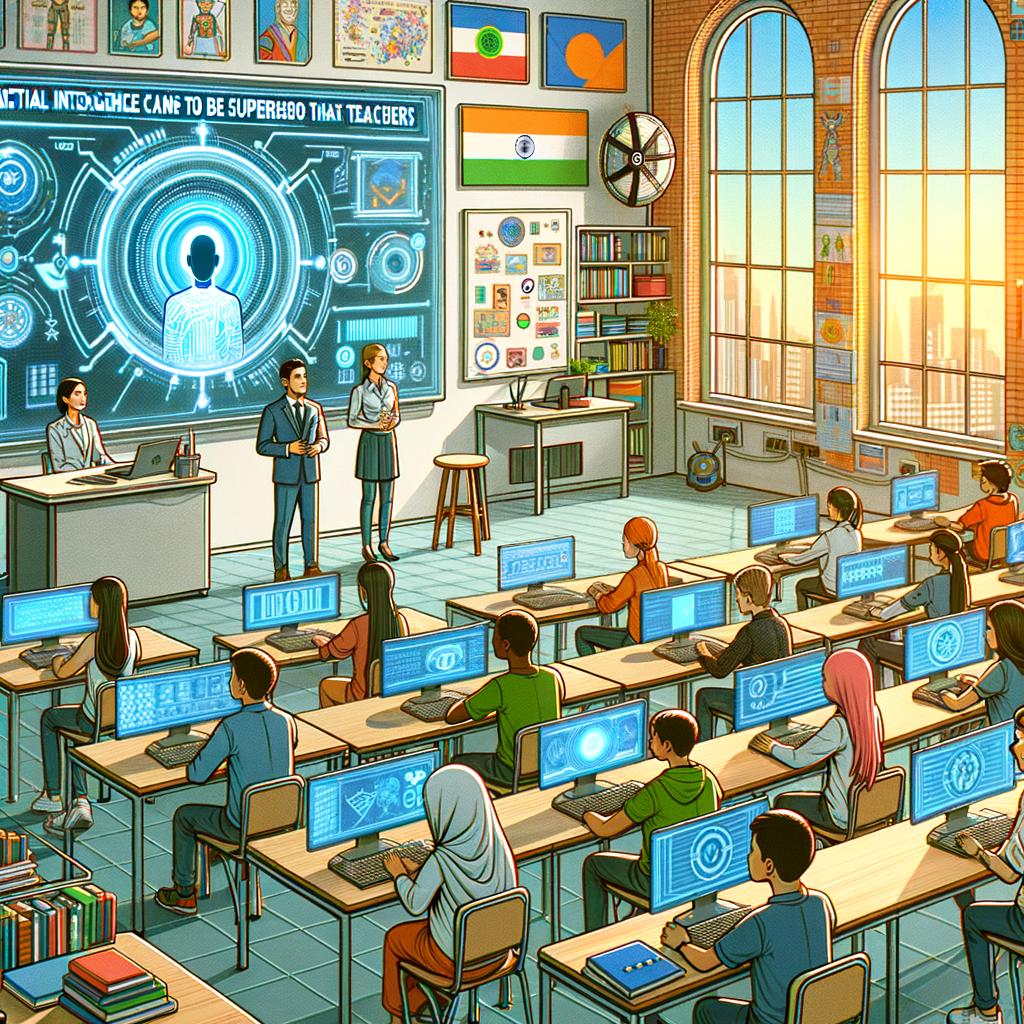 Cómo la inteligencia artificial puede⁤ ser el superhéroe​ que los profesores ‌necesitan