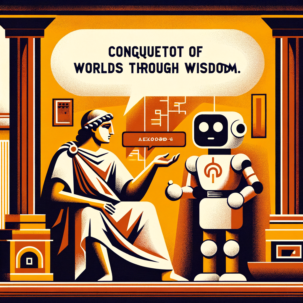 Alejandro Magno en Chat IA: La Conquista de Mundos con Sabiduría