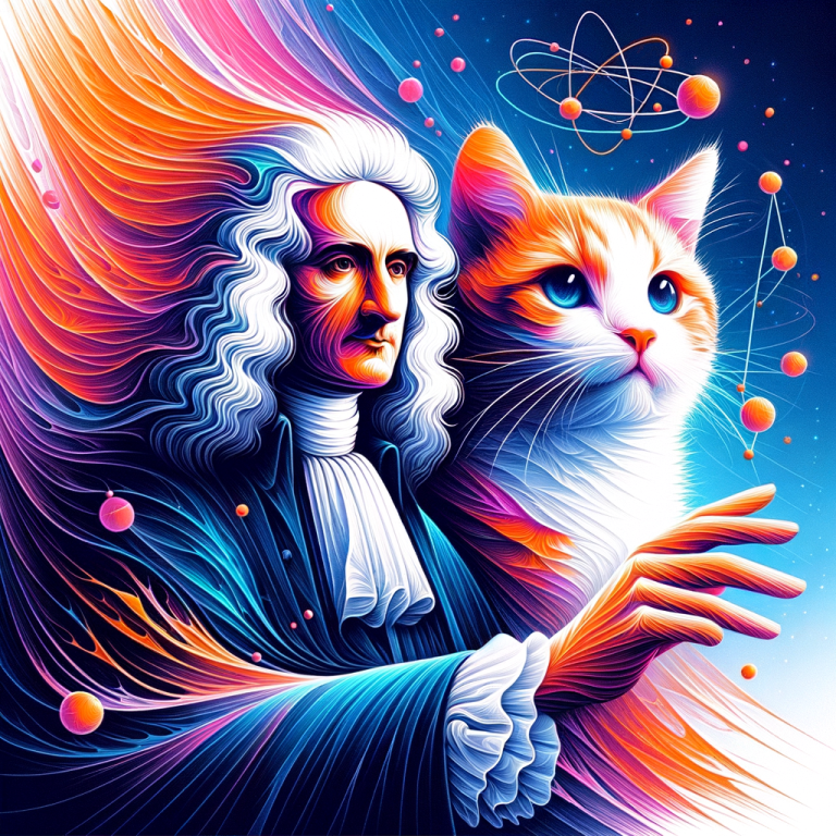 Isaac Newton en Chat IA: Leyes del Movimiento y los Misterios del Universo