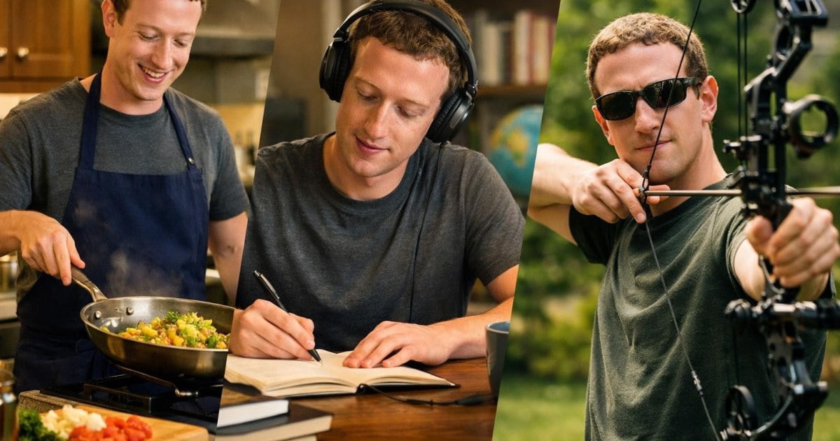 El hábito anual de Zuckerberg que sorprende a todos
