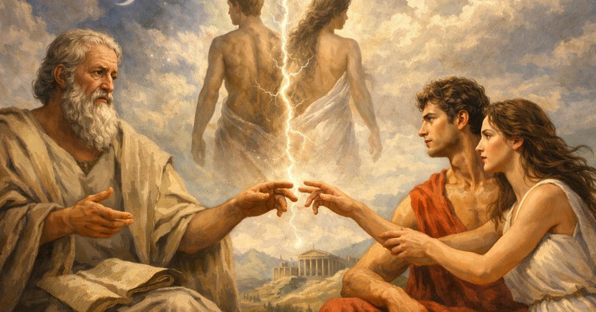 La teoría de las almas gemelas de Platón explicada: origen y significado