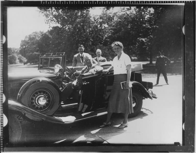 Retrato de Franklin D. Roosevelt durante la Gran Depresión