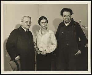 Fotografía o retrato de Frida Kahlo y Diego Rivera, protagonistas de una de las relaciones más complejas del arte mexicano.